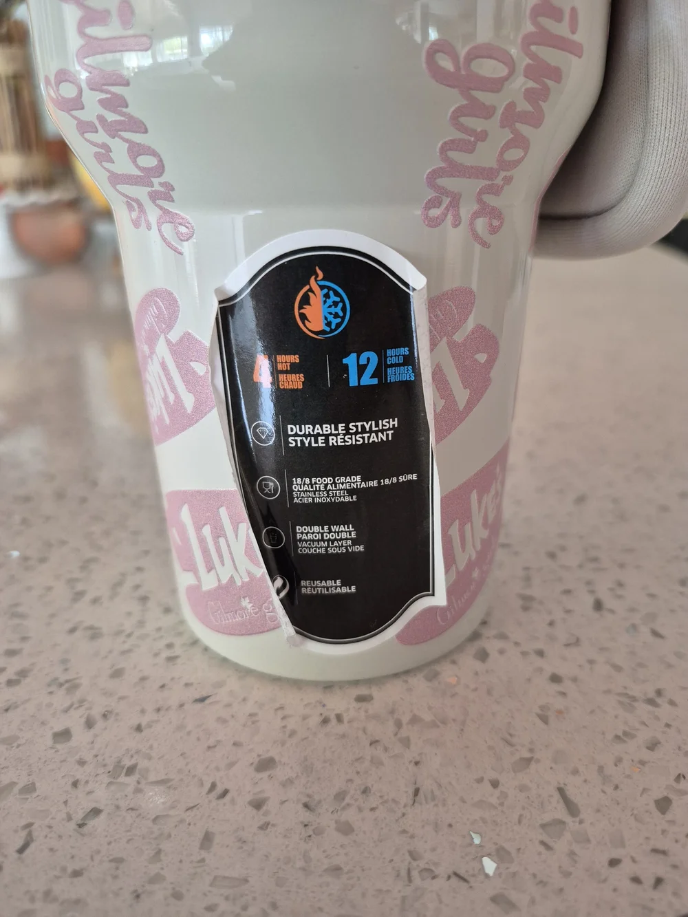 Gilmore Girls Pink Lukes Tumbler